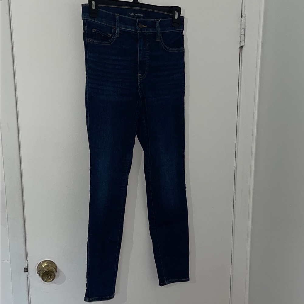 Lucky Brand Women's Dark Blue Skinny Jeans